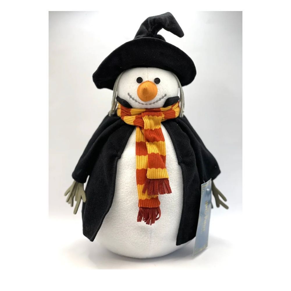 Universal Studios Wizarding World of Harry Potter Hogsmeade Snowman Plush BRAND
